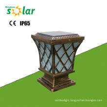 High Power Antique Copper CE wholesale solar lights/solar post light/outdoor solar light with LED lighting(JR-CP12)